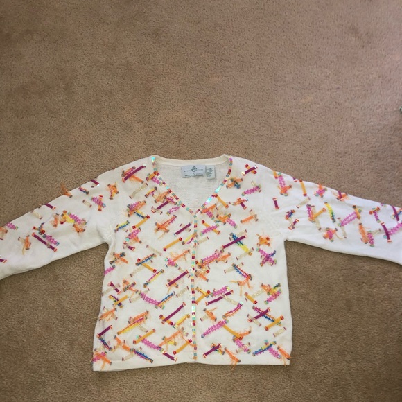 Cardigan sweater from NORDSTROM M design front and the back of the sweater! - Picture 2 of 7